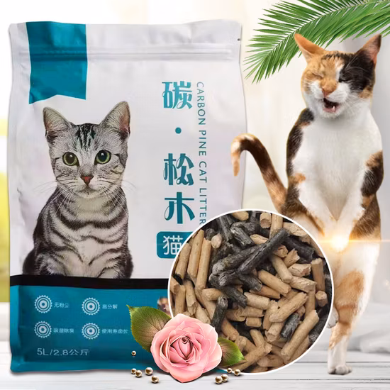 OEM/ODM Natural Cedar Easy Clean Pine Wood Cat Litter Wood Pellets